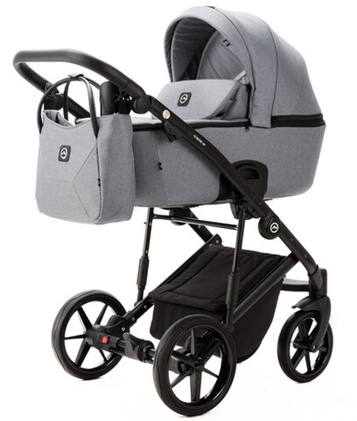 Детская коляска Adamex Mobi New 2 в 1 MN-TK60 СЕРЫЙ