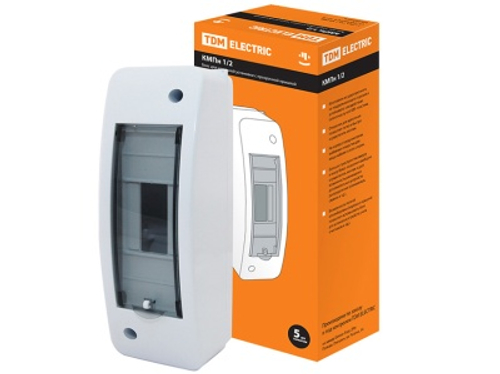 Бокс КМПн 1/2 наружн установка с крышкой IP42 TDM