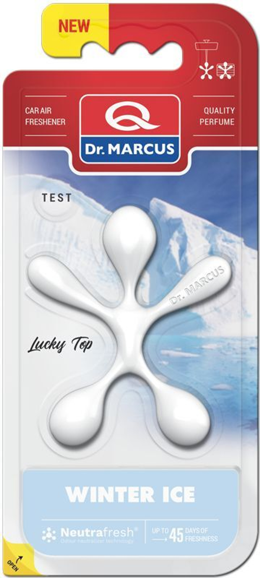 ОСВЕЖИТЕЛЬ С ПОДВЕСКОЙ DR.MARCUS LUCKY TOP WINTER ICE