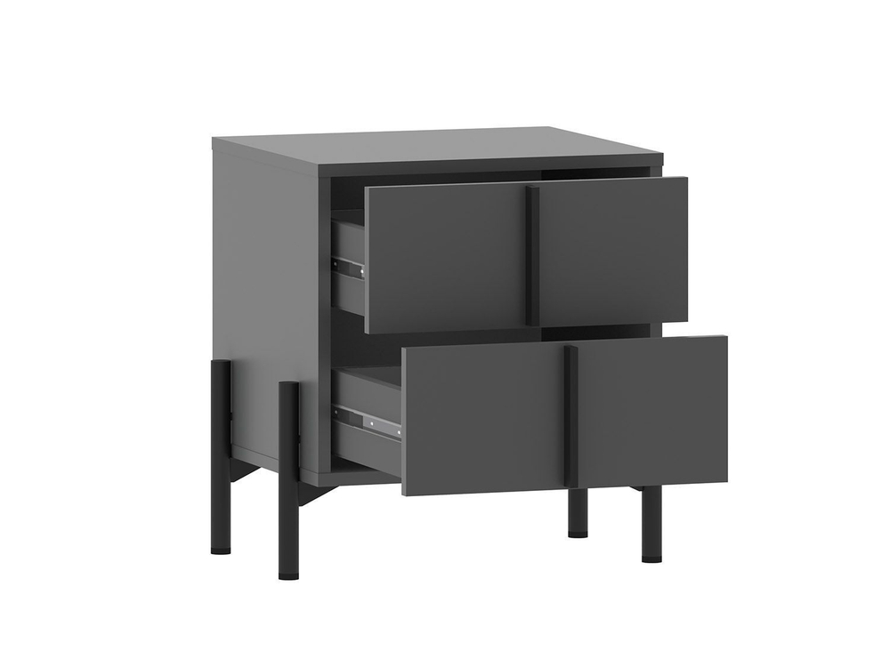 НМ 040.30 тумба прикроватная Тео Антрацит