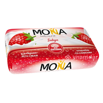 Туалетное мыло Mona с клубникой 150 гр