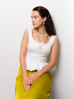 Колье "Sun mix chains" Gold