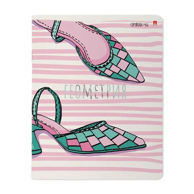 Тетрадь предмет. А5 48л. клетка, Серия "GIRLS ONLY" Геометрия (Альт)