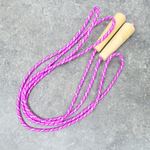 Скакалка нейлоновая с деревянными ручками