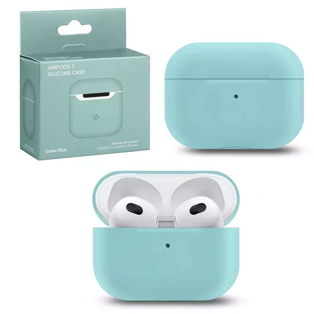 Чехол для наушников Airpods PiBlue PB-WA06 sky blue pink white