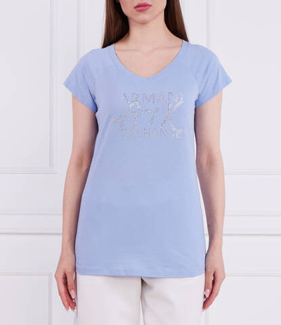 Футболка Armani Exchange - голубой(3RYTBX YJG3Z)