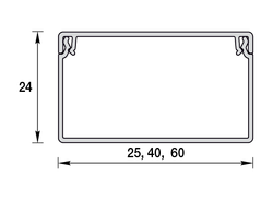 Кабельный короб Идеал ПВХ КБК 40х24 белый 2000 мм