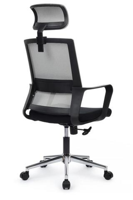 Кресло Riva Минт RCH M1029HBE Серый/Черный