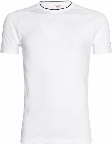 Мужская теннисная футболка Wilson Team Seamless Crew T-Shirt - белый