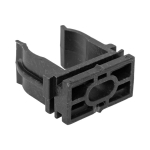 Держатель для труб (клипса) для ручного монтажа d20мм черн. Plast (уп.100шт) EKF derj-z-20s-black