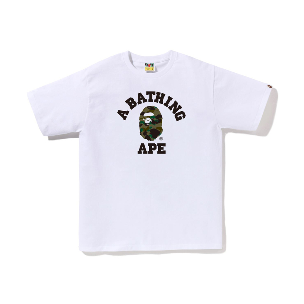 A Bathing Ape Reflector 1st Camo College Tee