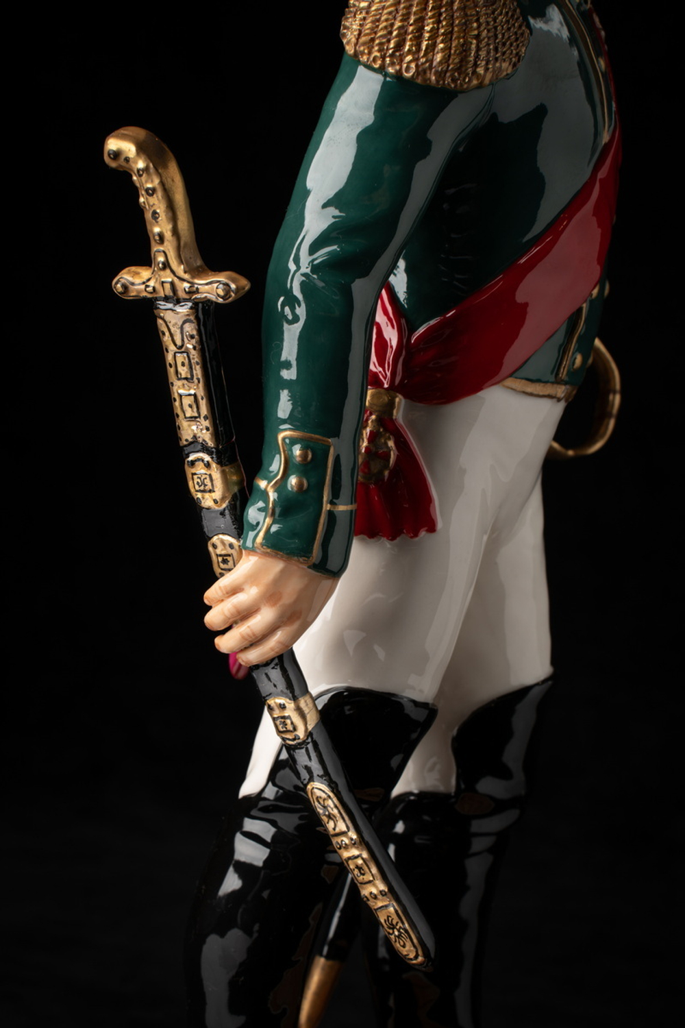 Статуэтка. Фарфор. Солдат. Сенявин Дмитрий Николаевич - Русский флотоводец. Россия