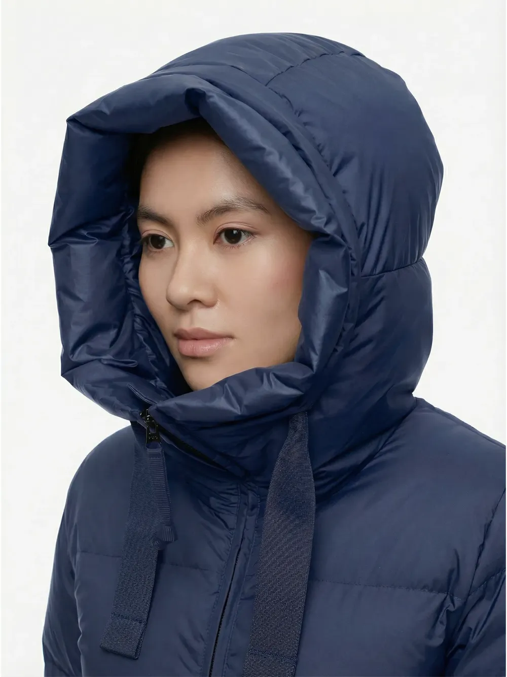 Пальто женское пуховое BASK IDA синий