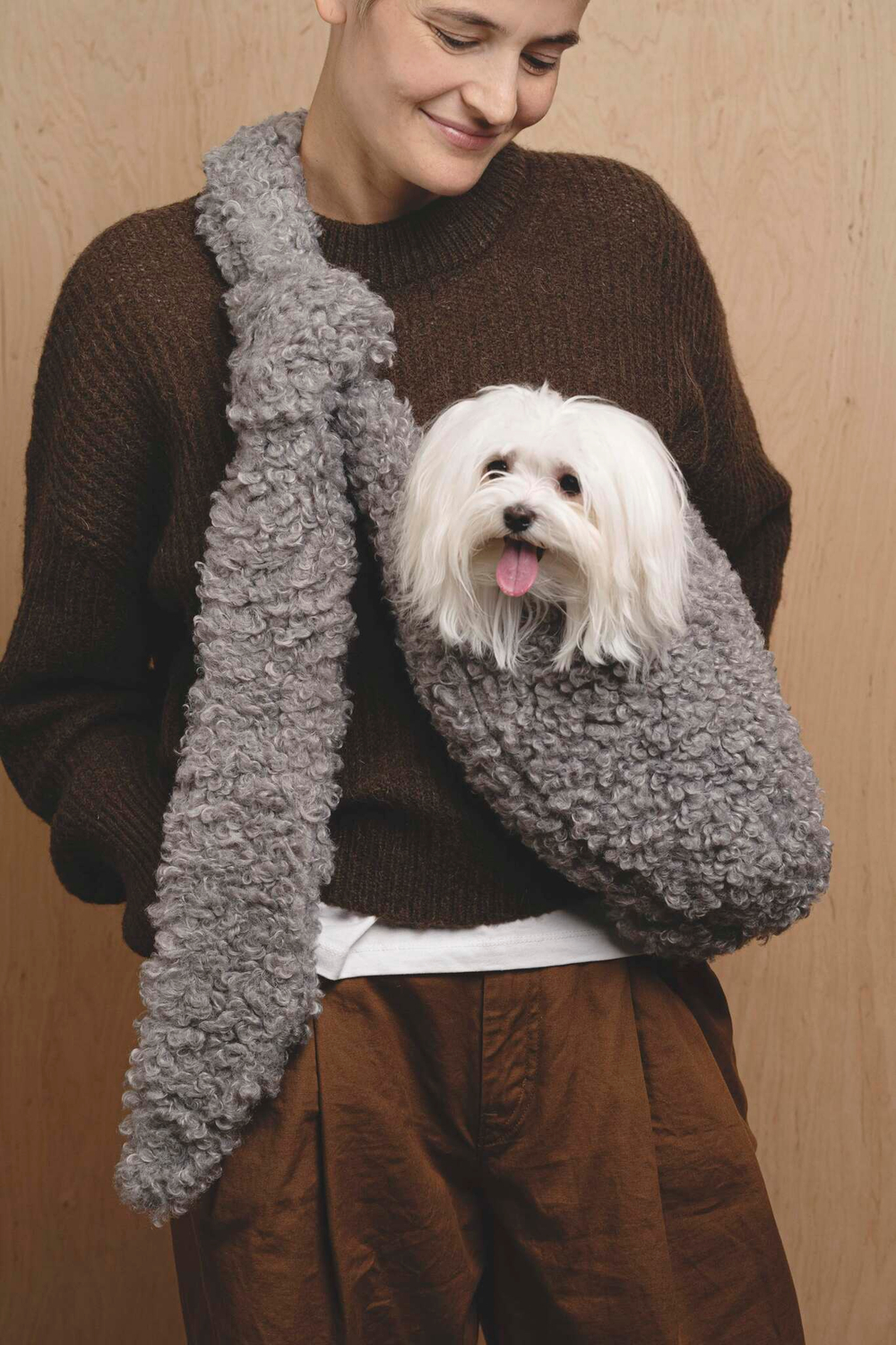 Сумка-слинг "Пони-Кенгурони" Меховая