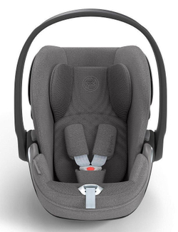 Коляска 3 в 1 Cybex Priam IV Matt Black complete и автокресло Cloud T i-Size Mirage Grey Plus Off White