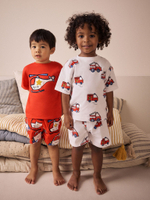 Пижама для мальчика Next AC0-930, 3 шт., Синий, Красный, Белый