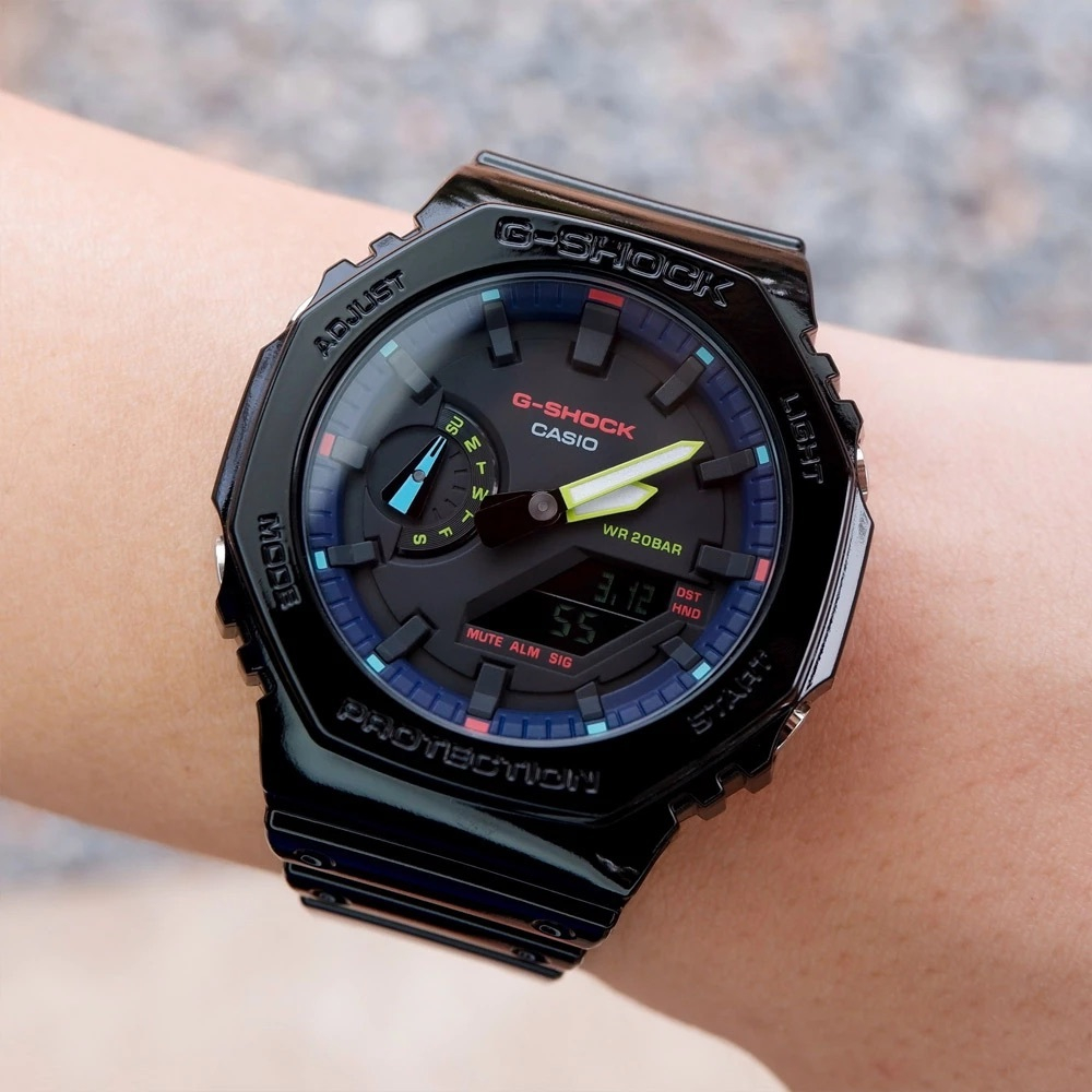 Часы Casio GA-2100RGB-1A