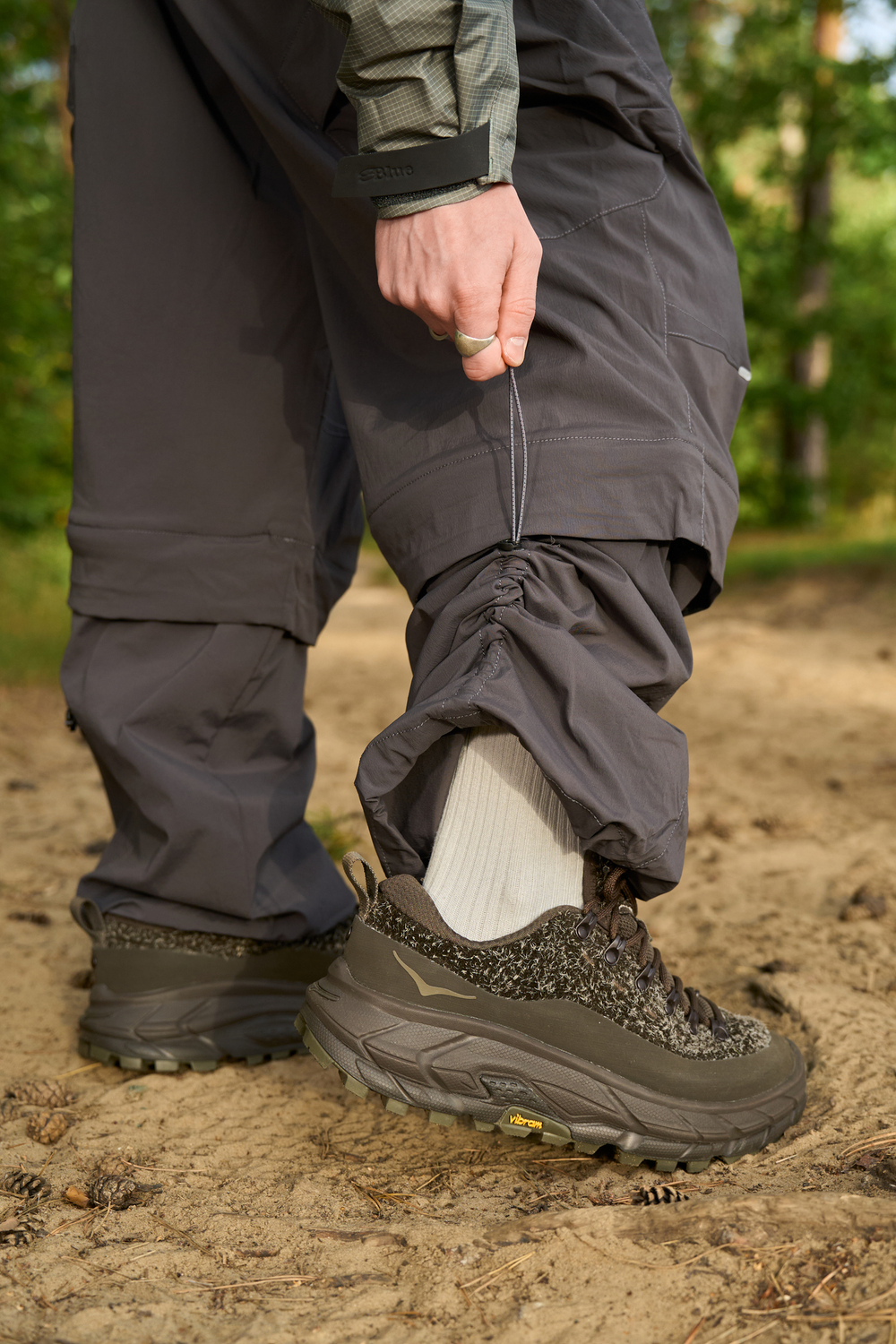 Брюки Nothomme Blue Outdoor Adjustable Cuff Detachable Pants "Dark Gray"