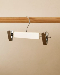 ZARA HOME ДЕТСКИЕ ВЕШАЛКИ (НАБОР ИЗ 3 ШТ.), ЖЕЛТОВАТО-БЕЛЫЙ