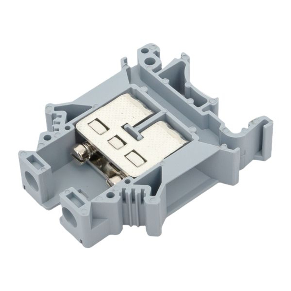 Клемма проходная винтовая UT 16 мм2 серая EKF (50.00 шт.)