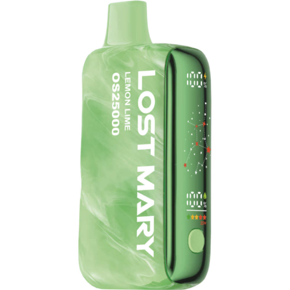 Одноразовая электронная сигарета Lost Mary OS - Лимон Лайм (25000 затяжек) Одноразовая электронная сигарета Lost Mary OS - Лимон Лайм (25000 затяжек)