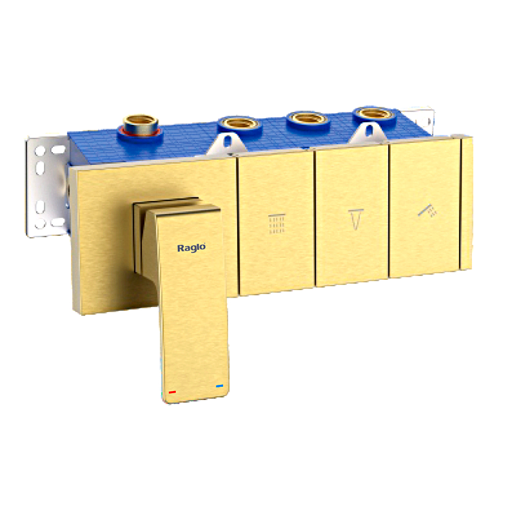 Смеситель для душа Raglo R02.273.03, золотой сатин