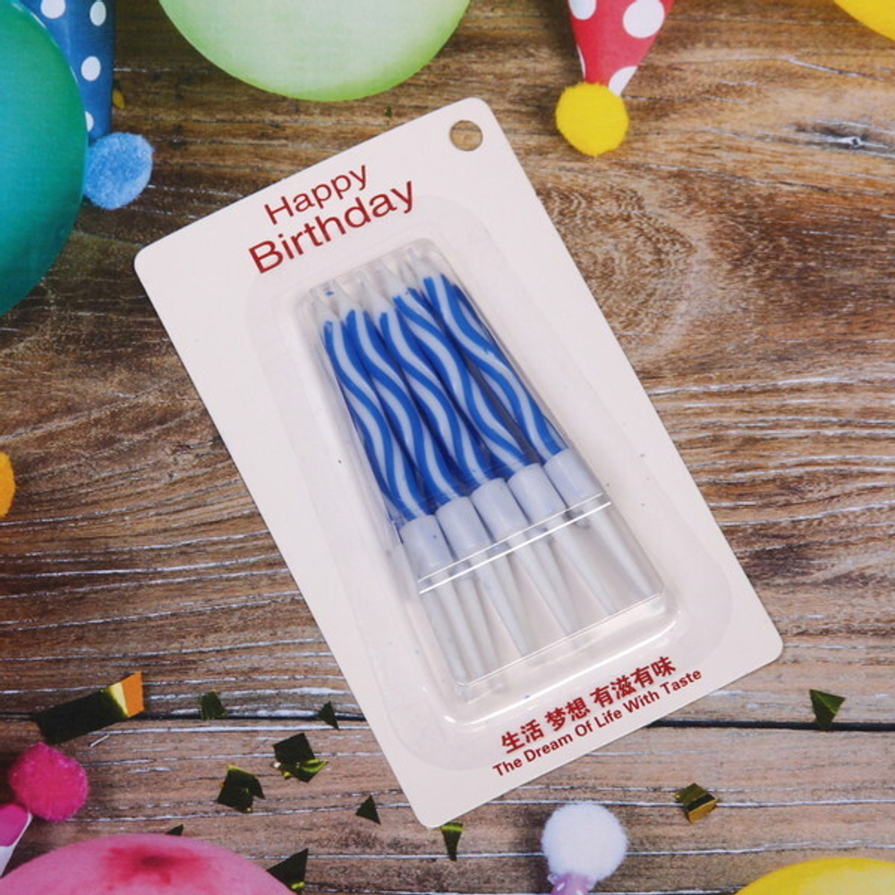 Свечи для торта «Волны» (набор 5 шт), 5,7 см