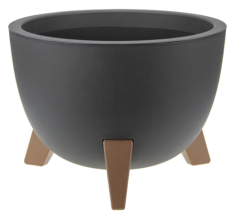 Кашпо ФЛОРИАН с внутренней вставкой на ножках D250 мм 4,2л