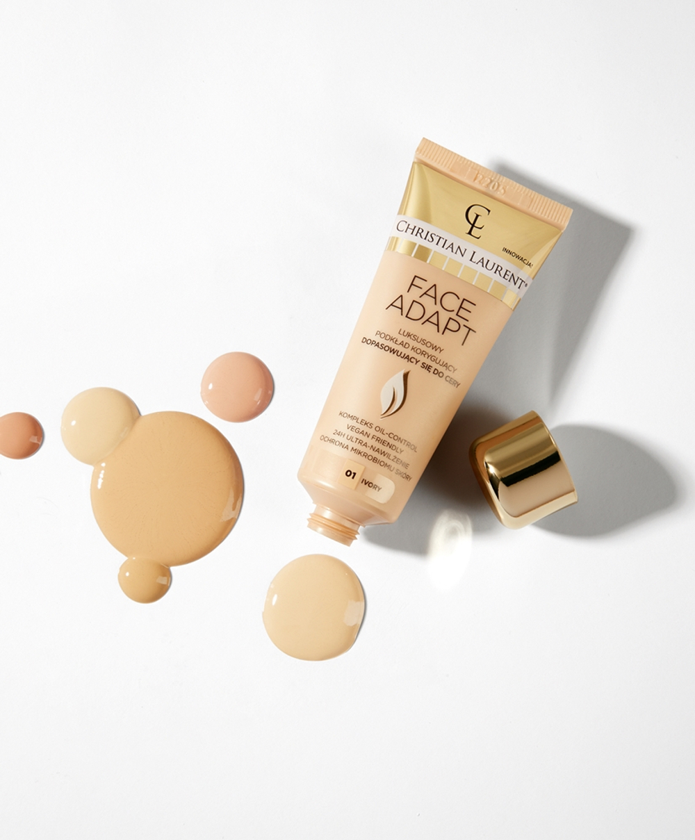 Christian Laurent Face Adapt - Увлажняющий тональный крем с эффектом разглаживания оттенок 03 Beige, 30 ml