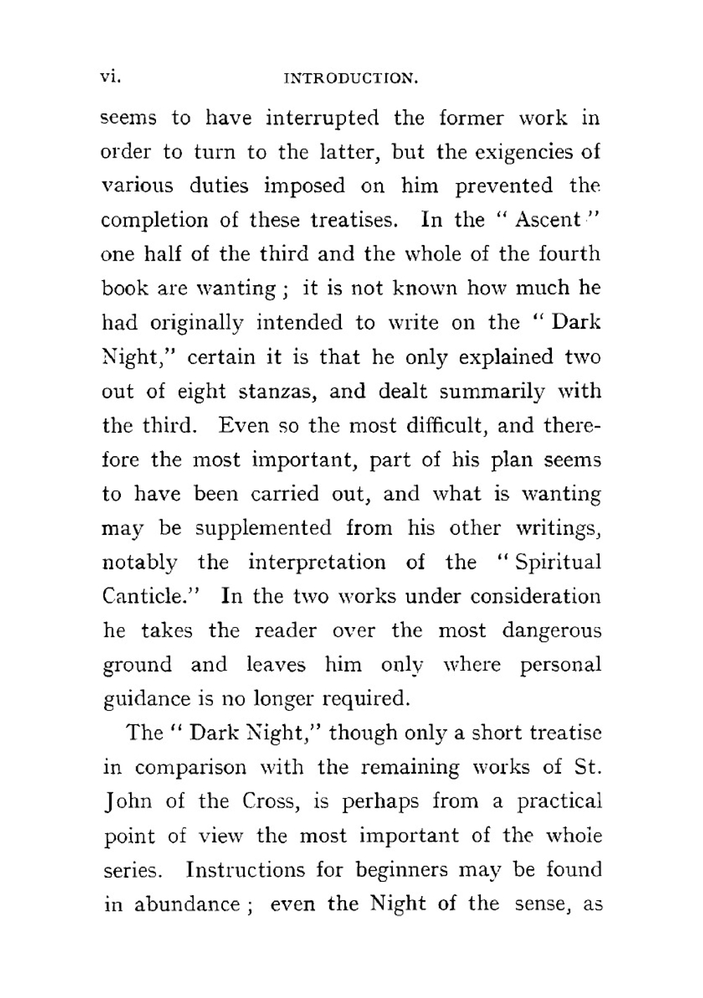 The dark night of the soul | Saint John of the Cross