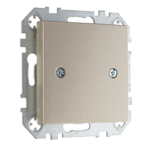 Заглушка для розетки LIREGUS EPSILON D-001-01.E/Ch шампань