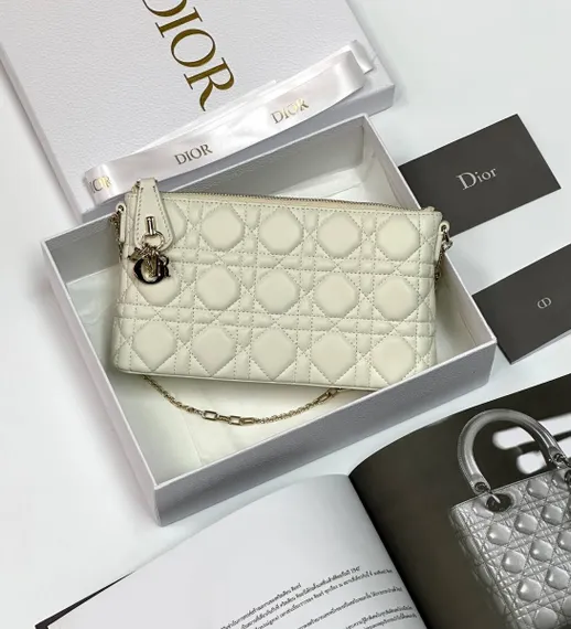 Мини-сумка Dior Miss Dior Midi белый