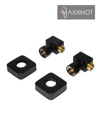 Набор фитингов угловой Квадрат 1/2 на 3/4 с квадратными отражателями