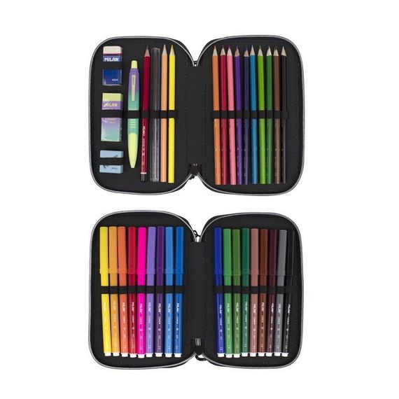 Penal \ Пенал \ Pencil bag 2-DCK.PENCIL CASE CONT.SUNSET GREEN