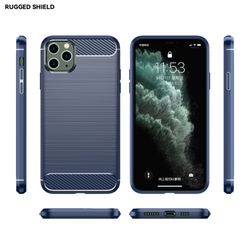 Чехол для iPhone 11 Pro цвет Blue (синий), серия Carbon от Caseport