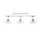 Подвесная люстра Lumina Deco Setorre LDP 711-3 CHR