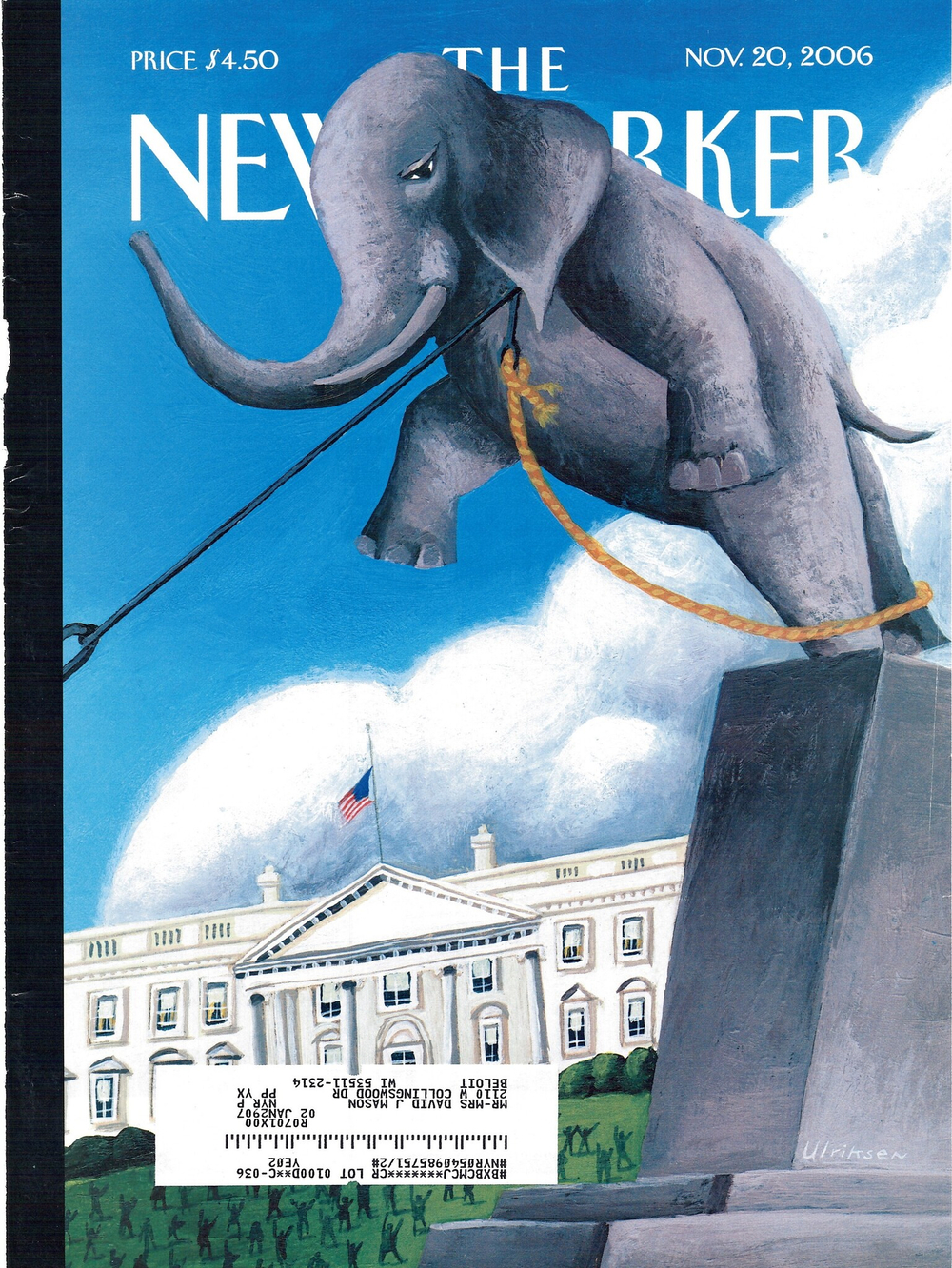 Журнал The New Yorker 20-11-2006, обложка