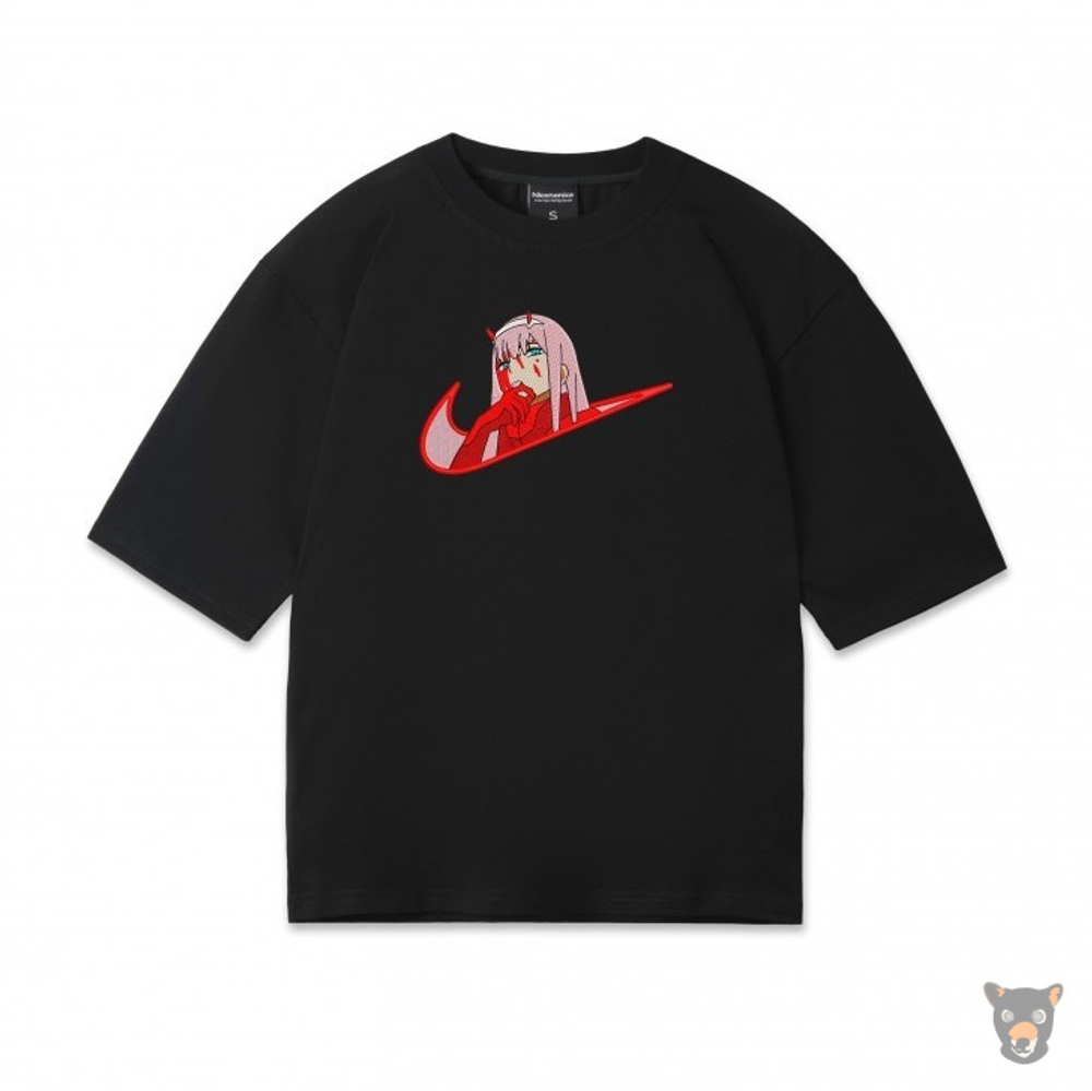 Футболка Nicenonice "Swoosh x Zero Two - Darling in the Franxx"