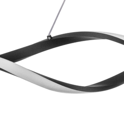 736437 Люстра ROTONDA 50W LED 3060LM 120G ЧЕРНЫЙ 3000-6000K