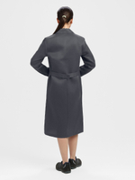 Халат женский Лигор (тк.Смесовая,210), т.серый/красный