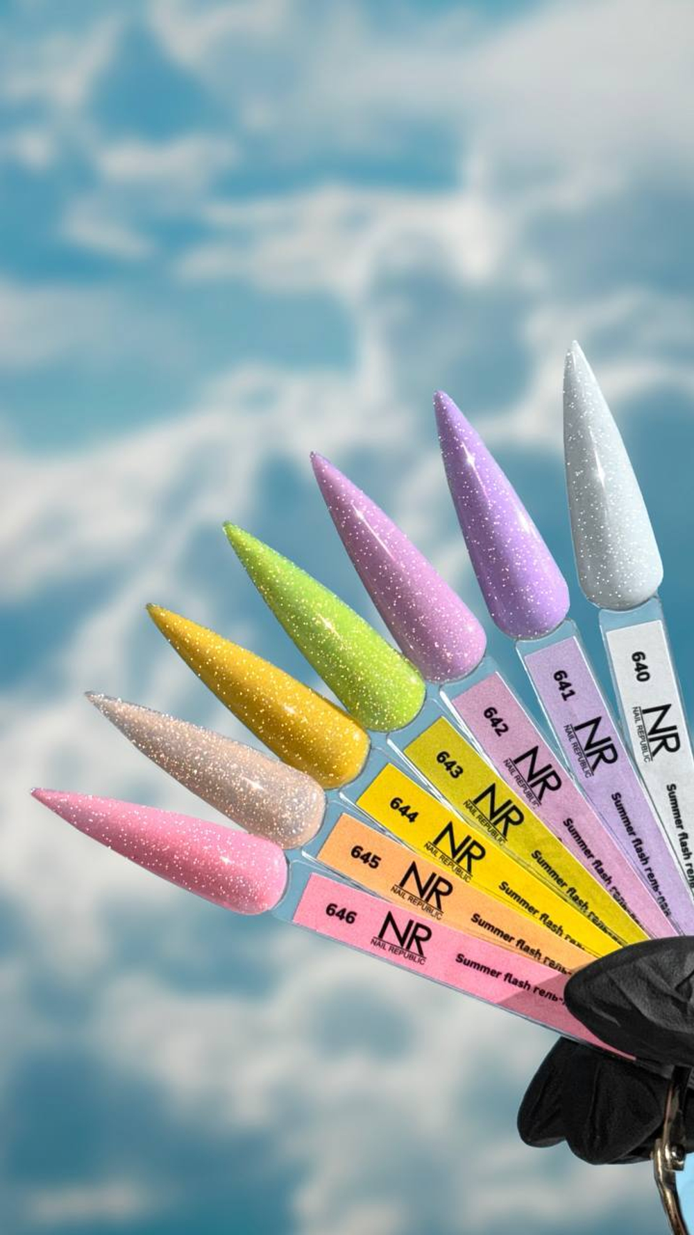 NR Гель-лак Summer flash 640 - Светоотражающий, 10 мл23