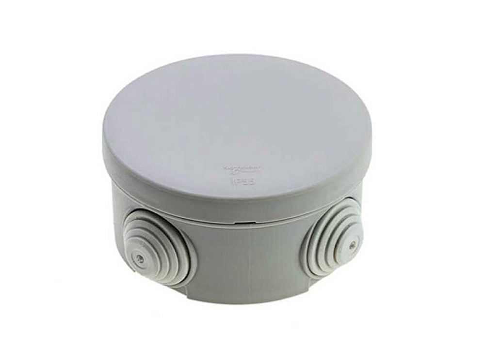 Коробка распределительная ОП КРУГЛАЯ 60х40мм IP55 Ruvinil (1 шт) Ruvinil