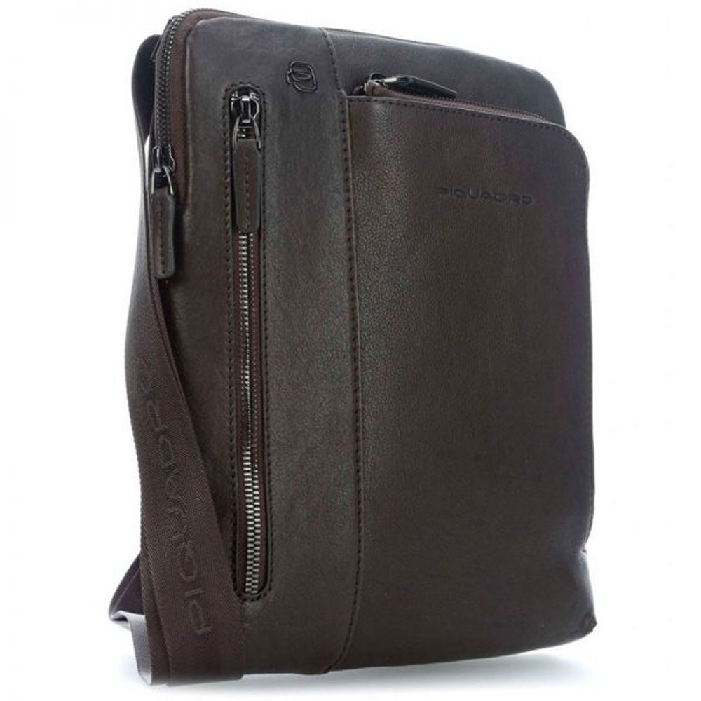 Сумка кросс-боди Piquadro Black Square/Dark brown