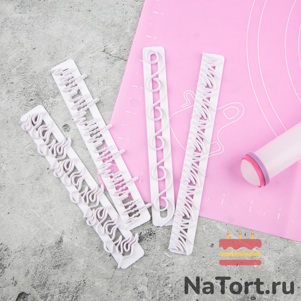 Набор резаков «Бордюры стихия» 4 шт