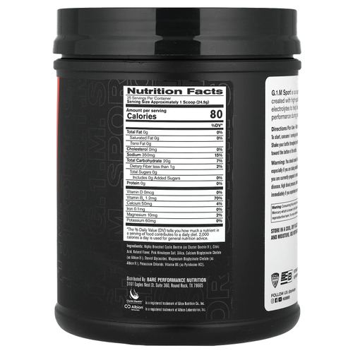 BPN, G.1.M Sport, соленый арбуз, 623 г (1 фунт 6 унций)