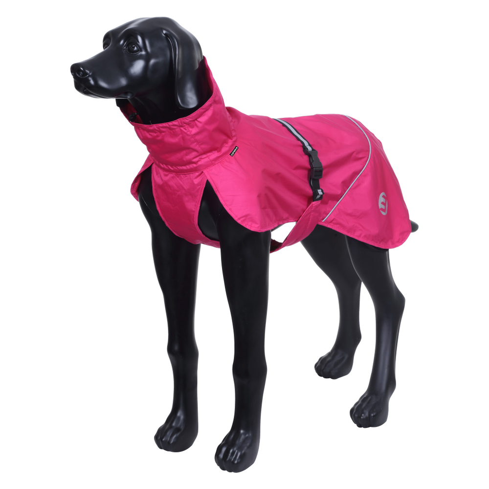 70402 Непромокаемая попона для собак ICEPEAK PET DRIBBLE RAIN JACKET, цвет фуксия 635