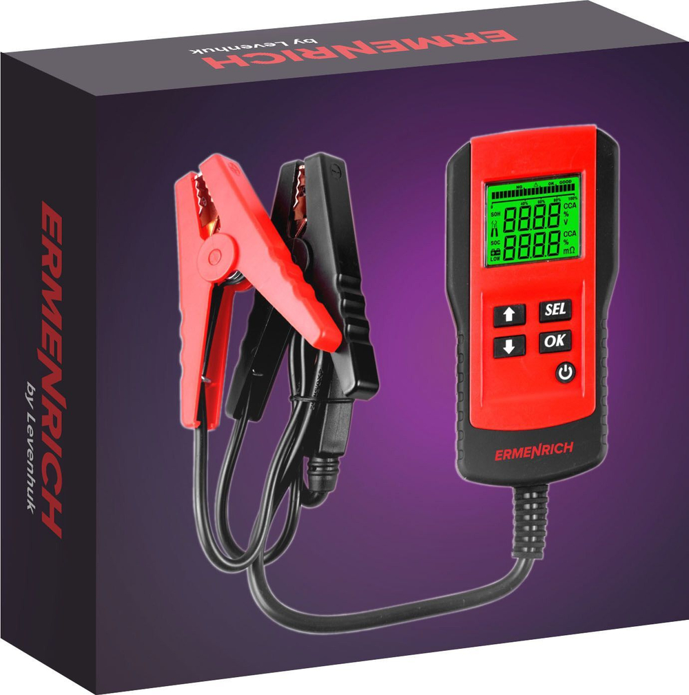 Тестер аккумуляторный Ermenrich Zing AL30