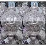 Ёлочные игрушки VERSAILLES «Снежная капля» 16*8 см (набор 2 шт), Белый/серебро