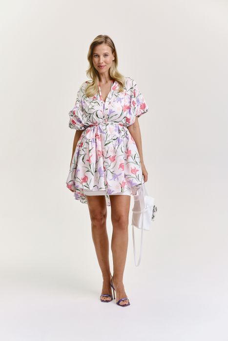 ПЛАТЬЕ ДАЙВИ ЦВЕТОЧНЫЙ ПРИНТ