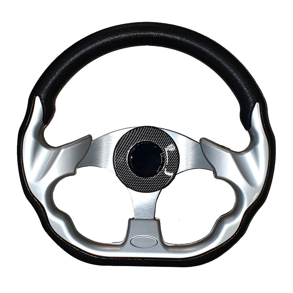 Рулевое колесо, 320 мм, черное с серым (10269792)